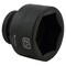 Dynamic 1" Drive Standard Socket, Black Phosphate, Tools 2-1/2" X 1" Drive, 6 Point Standard Length D025380 - alternate 5